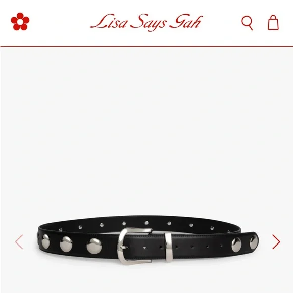 Lisa Says Gah | Accessories | Lisa Says Gah Black Studded  display picture 2